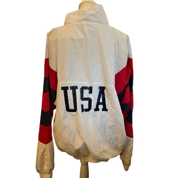 Adidas Vintage USA Olympic National Junior Squad Windbreaker, Size L - Picture 1 of 9